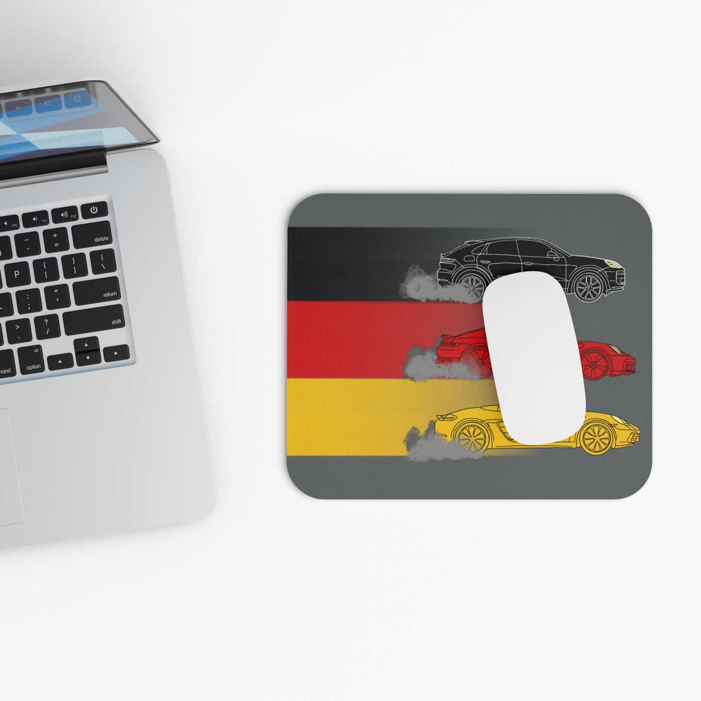 Porsche German flag Mouse Pad