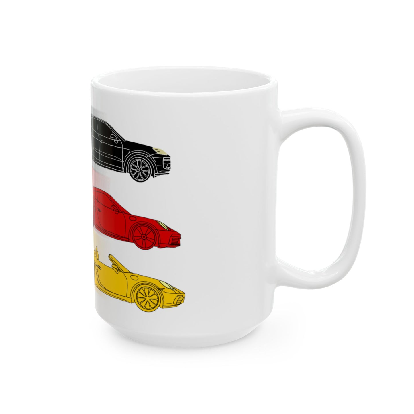 German flag coffee cup