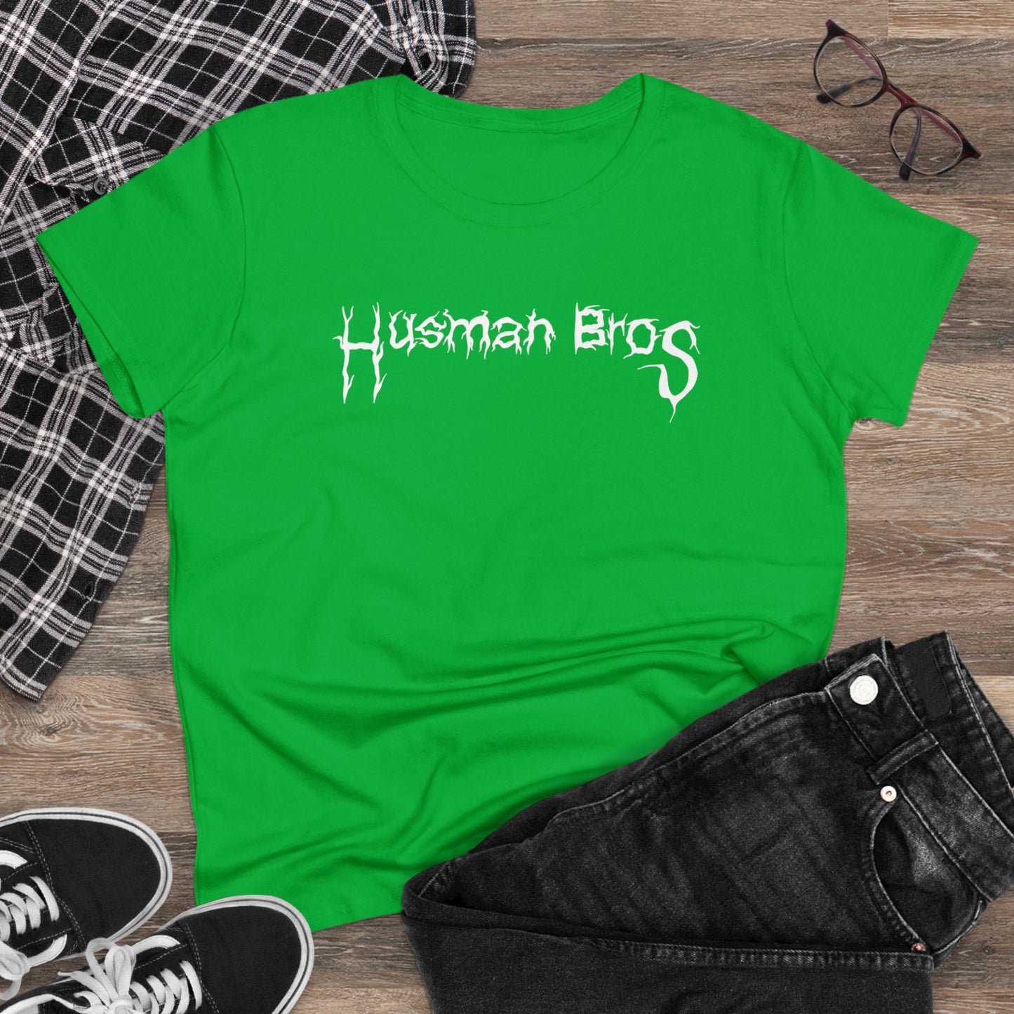 Women's Husman bros Metal logo (dark colors)