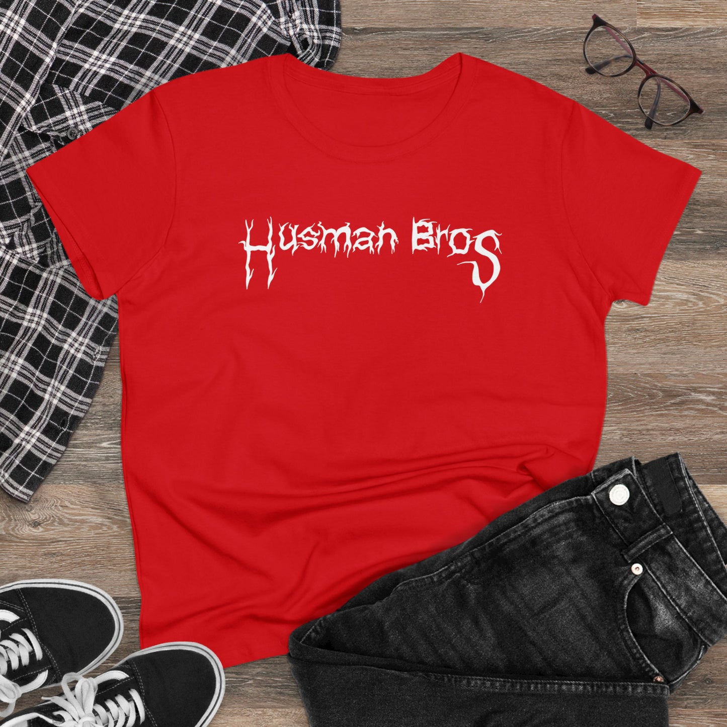Women's Husman bros Metal logo (dark colors)
