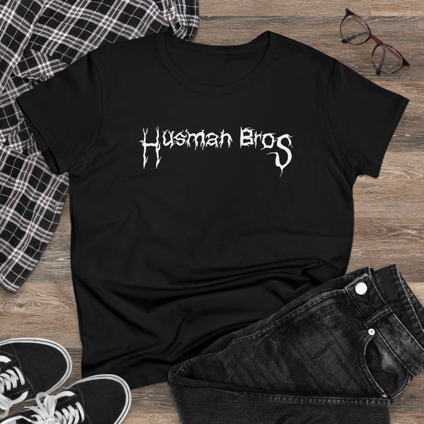 Women's Husman bros Metal logo (dark colors)