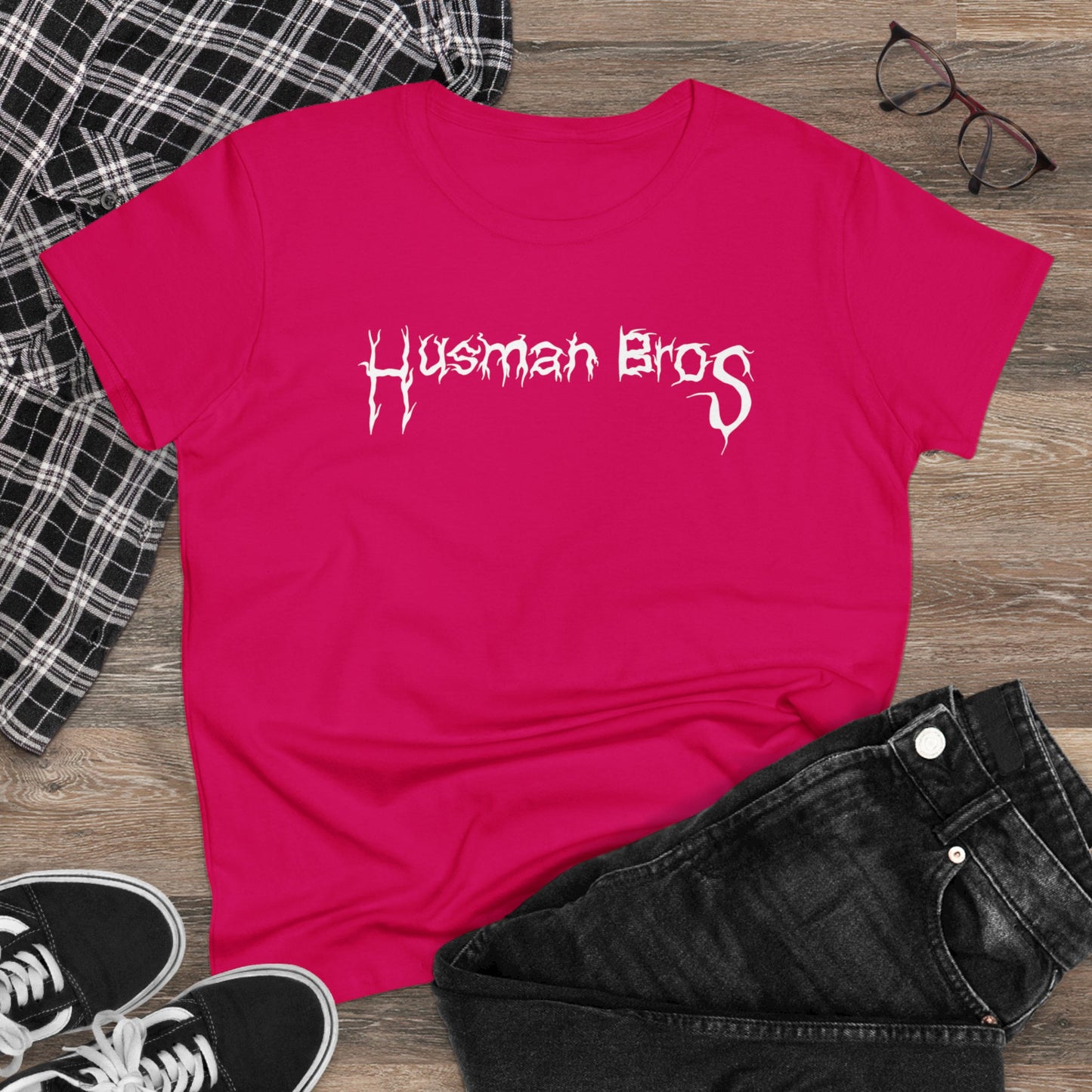 Women's Husman bros Metal logo (dark colors)