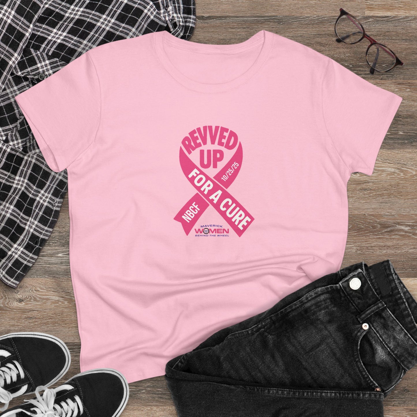 Revved Up for a cure! Womens T