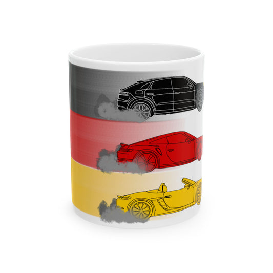 German flag coffee cup