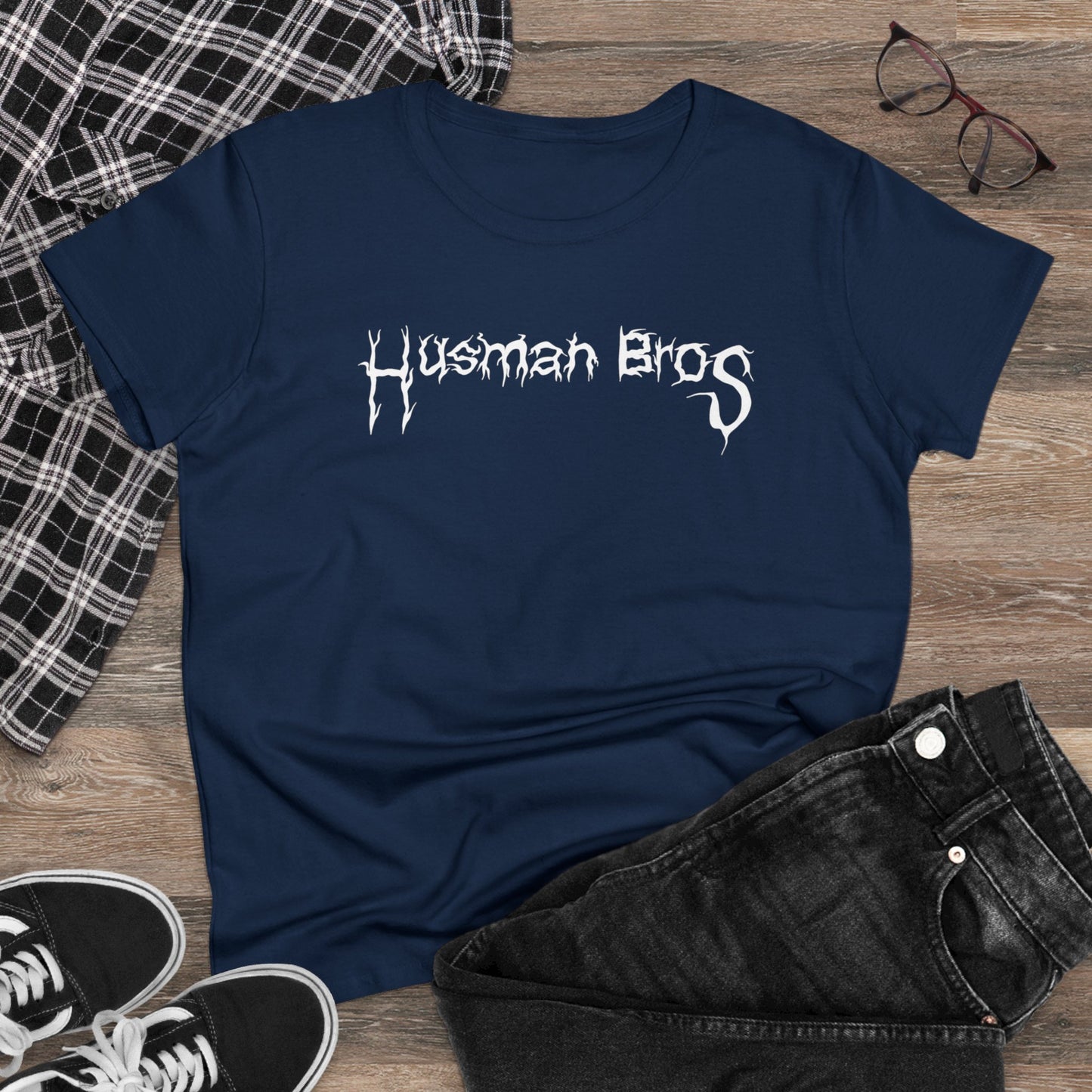 Women's Husman bros Metal logo (dark colors)