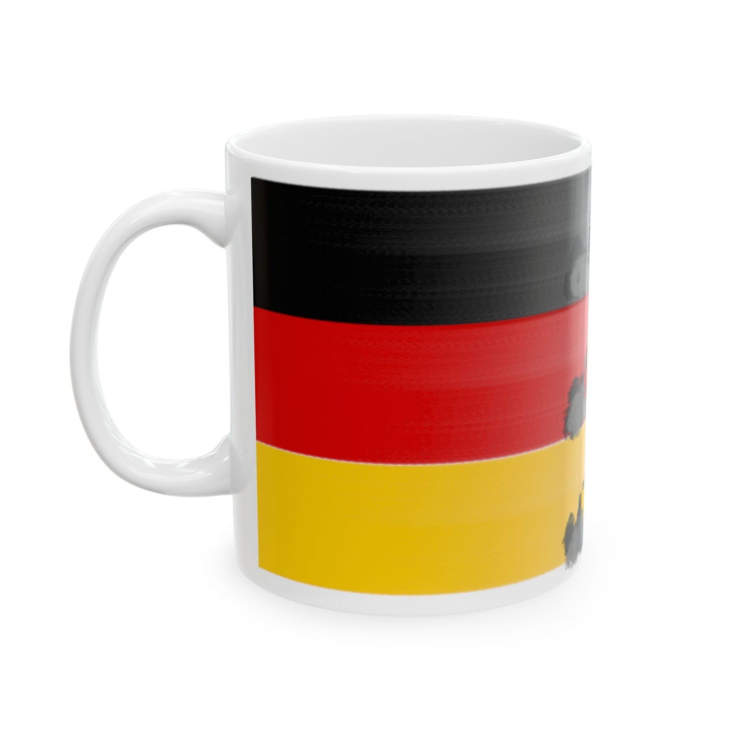 German flag coffee cup