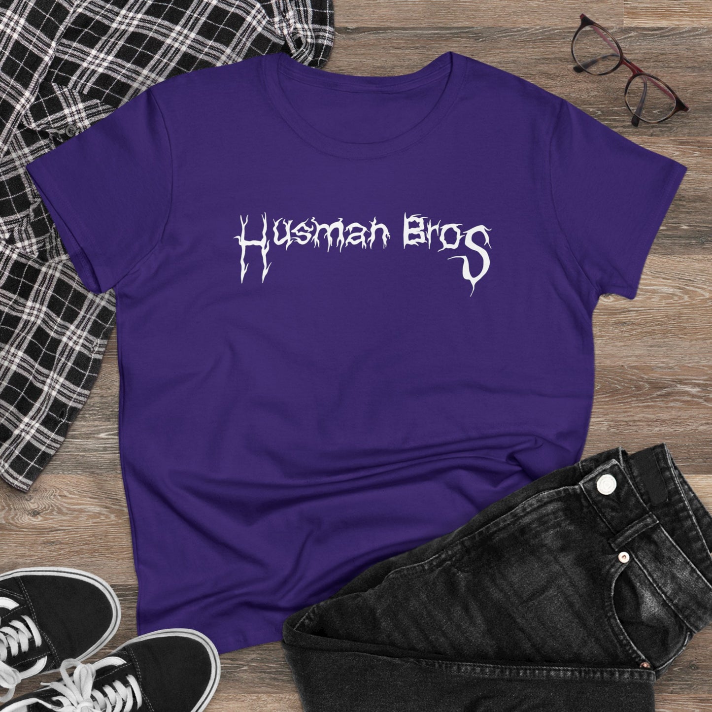 Women's Husman bros Metal logo (dark colors)