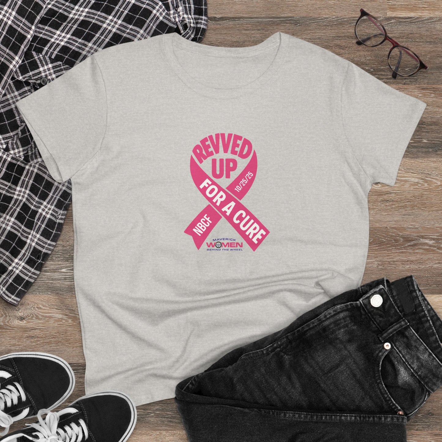 Revved Up for a cure! Womens T